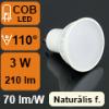 LED lámpa GU10 (3Watt 110 ) természetes fehér