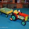 KDN traktor pótkocsija lemez játék