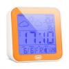 Trevi ME-3105, narancssárga, ébresztőóra, meteorológiai állomás, hőmérő, higrométer, holdfázis