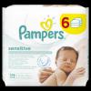 Pampers Sensitive baba törlőkendő 6x56 d...