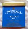 Régi fém teás doboz - Twinings Lady Grey tea
